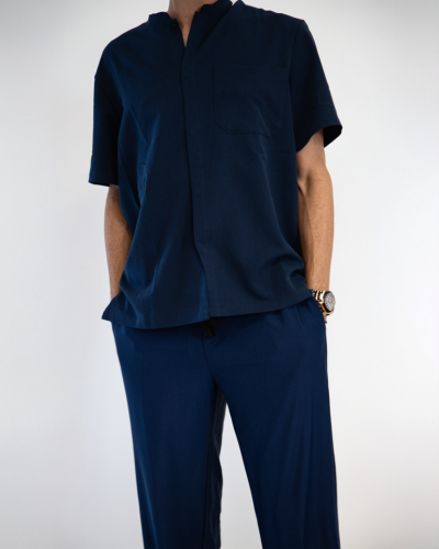 VERANO - TED - BLOUSE MC COL MAHO HOMME