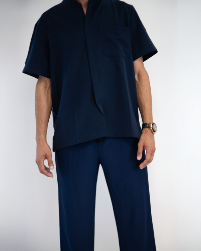 VERANO - TED - BLOUSE MC COL MAHO HOMME