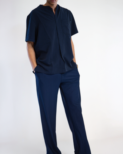 VERANO - TED - BLOUSE MC COL MAHO HOMME