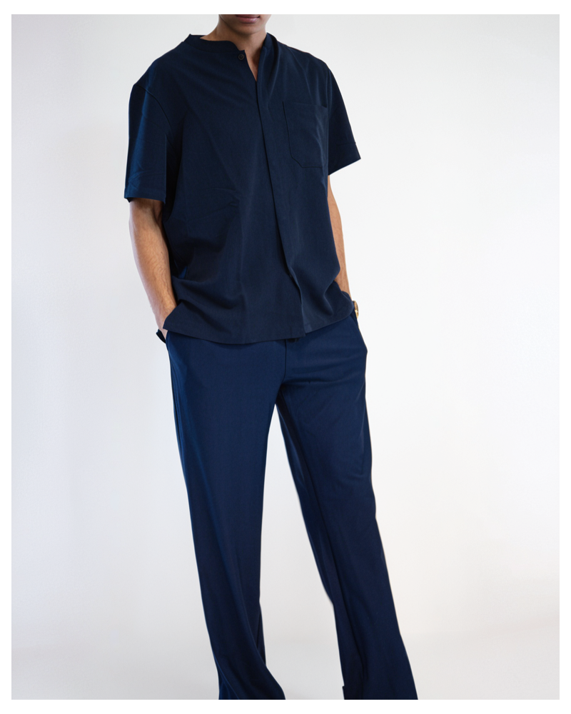 VERANO - TED - BLOUSE MC COL MAHO HOMME