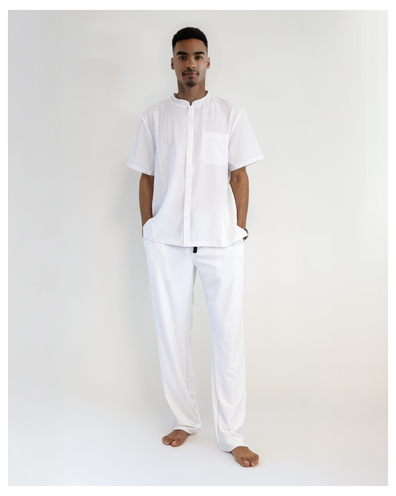 VERANO - TED - BLOUSE MC COL MAHO HOMME