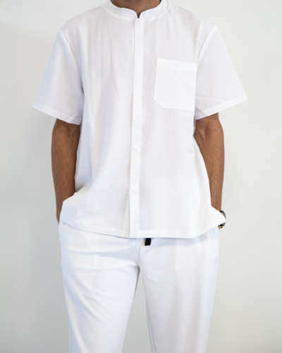 VERANO - TED - BLOUSE MC COL MAHO HOMME