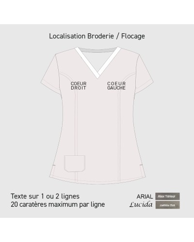 VERANO - LARA - BLOUSE CEINTRÉE DÉCOLLETÉ FANTAISIE FEMME